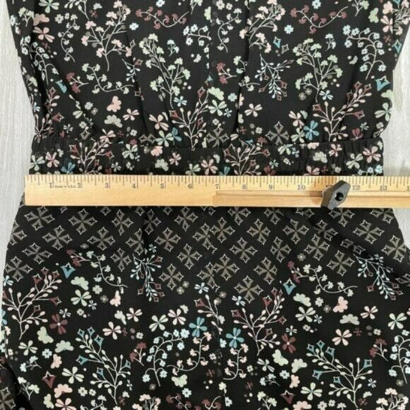 Ted Baker Marcila Hazel High Neck Wide Leg Floral Print Jumpsuit Black US 2 - Picture 12 of 13